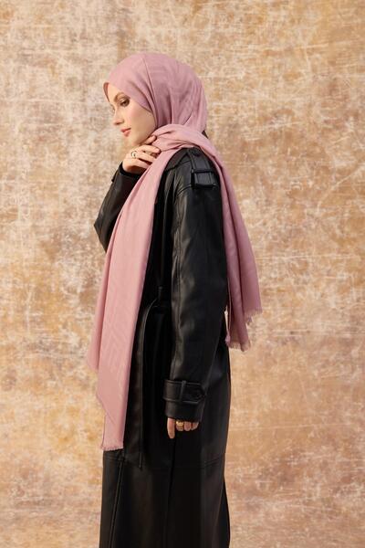 İpekhan Σάλι Fendi Pattern Cotton Jacquard Pink 8009-17