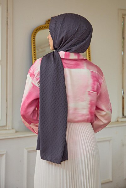 İpekhan Silky Jacquard Shawl Arsenic - Summer Shine Collection 9015-16