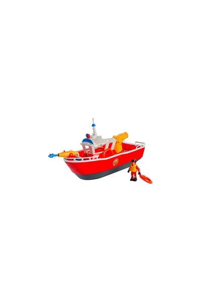 Mercaton Simba Fireman Sam Titan Fireboat 32 cm with figure and accessories