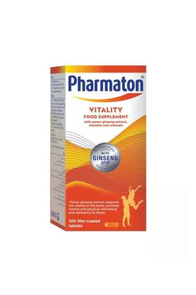 Sanofi Aventis PHARMATON VITALITY FOOD SUPPLEMENT MULTIVITAMIN TABLETS 100"S"