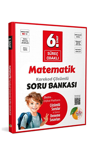 Editör Yayınevi Editör Yayınları 6. Sınıf Süreç Odaklı Matematik Soru Bankası