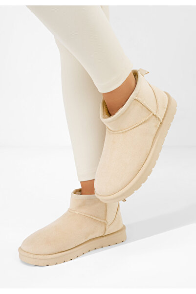 B T Shoes Μπότες τύπου ug Felica μπεζ