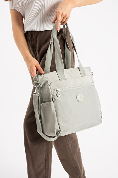 Sanmorris Sn 3032 Water Resistant Multi-Compartment Crinkle Bag Arm Bag Shoulder A.Grey