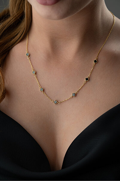 Silvano Jewelry 925 Ayar Gümüş Yonca Kolye