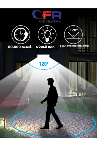 CFR LED AYDNLATMA 400W 50.000 Lümen 6500k Beyaz Işık Beyaz Kasa Led Projektör 1,2,3,4,5,6,8,10-ADET