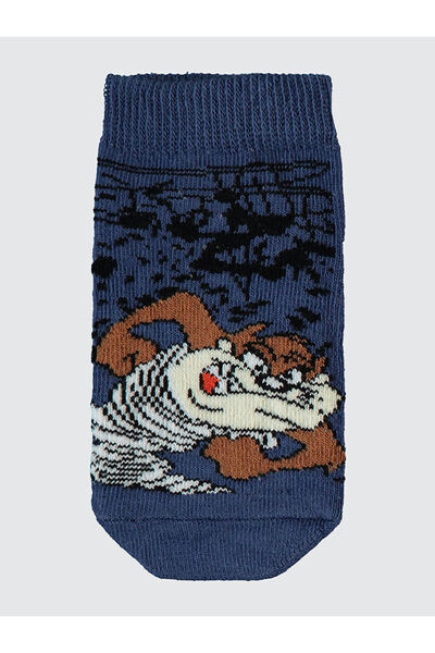 LC Waikiki Tazmanya Erkek Çocuk Patik Çorap 2-12 Yaş Turuncu