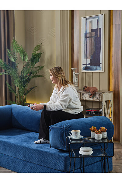 Huga Mobilya Petite 80x160 Kanepe Oyun, Tv, Sinema Koltuğu- Yatak Olabilen Fi...