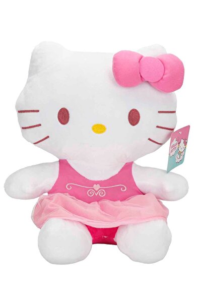 Sunman Orijinal Hello Kitty Peluş 36 cm – Pembe Fiyonklu