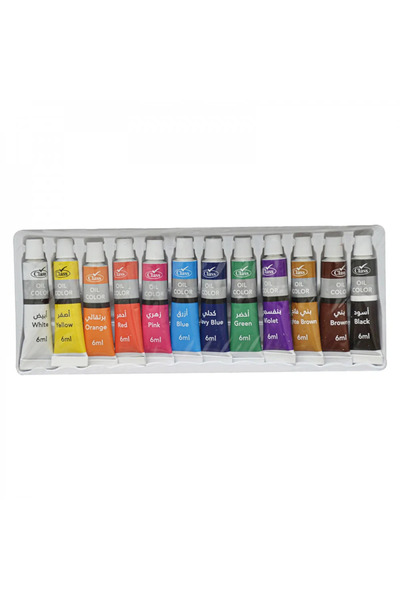 Class Oil colors 12 colors - 6 ml