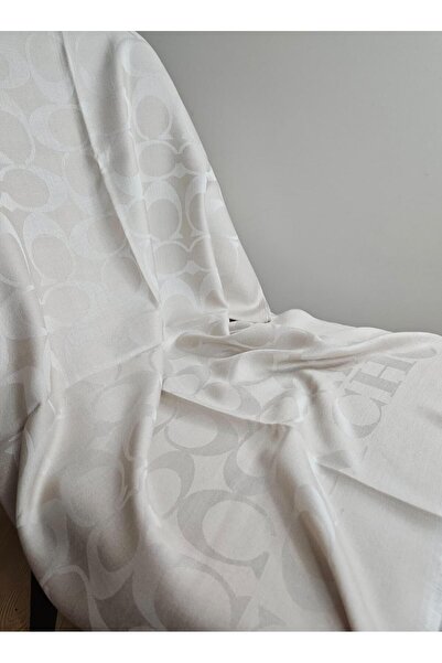 Webinay Home Büyük C Desen Pamuklu Yün İpek Şal Çift Taraflı Yeni Sezon Silk ...