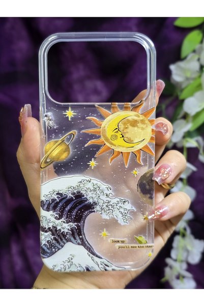 Magic Ring حافظة هاتف شفافة مطبوعة متوافقة مع iPhone 18 PRO