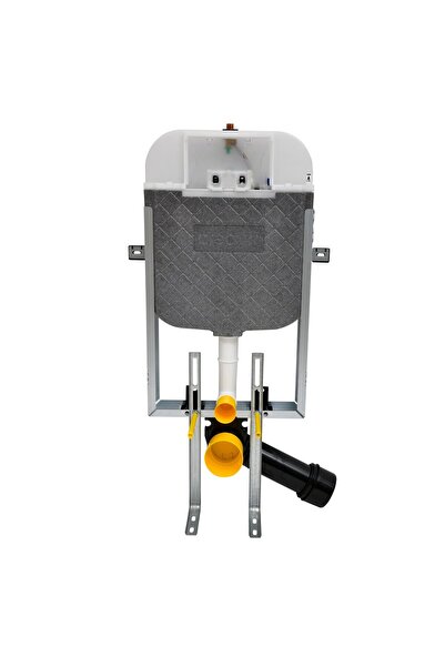 Seramiksan Ocean Beyaz Kanalsız Asma Klozet A031181H, Nkp Yavaş Kapak, Terra Gömme Rezervuar