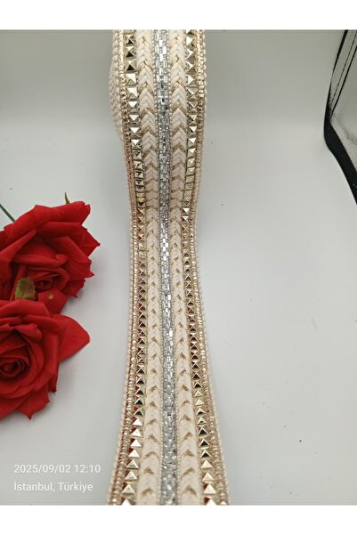 hobimixhobimix GÜMÜŞ KOLON ŞERİT / 1 Metre -50 cm