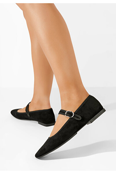 B T Shoes Černé dámské baleríny Katianna