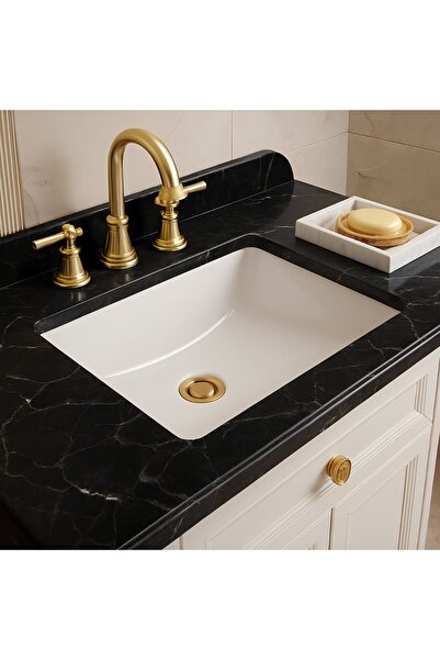 Turavit Hilton Kare Tezgâh Altı Lavabo 41x52 cm 5027