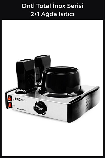 DNTL Total DntlTotal İnox Serisi 2+1 Profesyonel Kuaför/Berber Ağda Makinesi