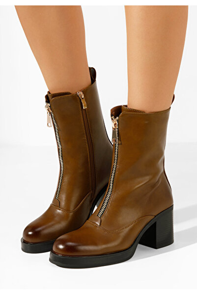 B T Shoes Γυναικεία Μποτάκια Rosada ταμπά