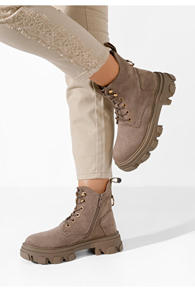 B T Shoes Αρβυλάκια γυναικεία Karinia Χακι