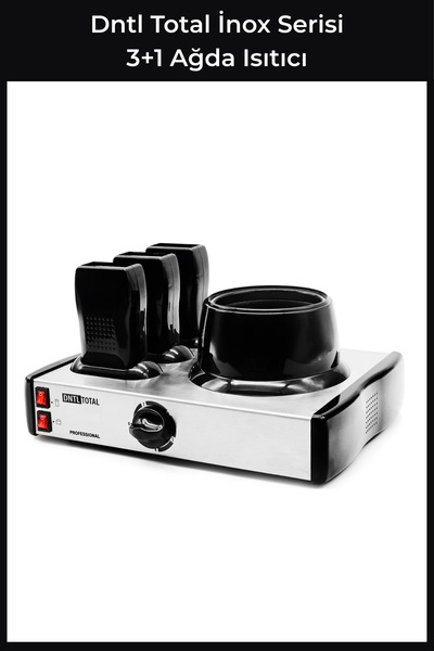 DNTL Total DntlTotal İnox Serisi 3+1 Profesyonel Kuaför/Berber Ağda Makinesi