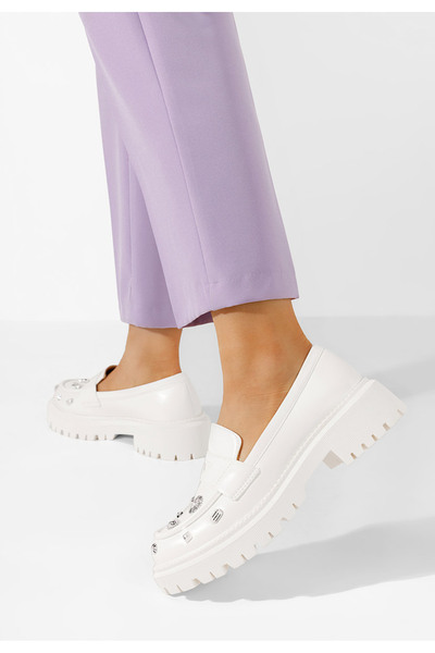 B T Shoes Mocasini dama eleganti Setta albi