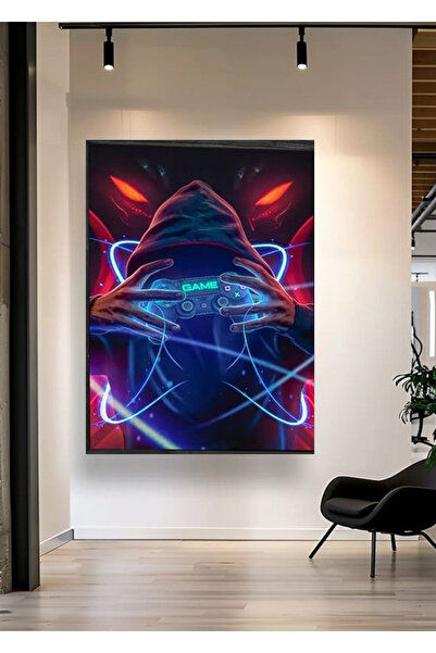 UĞUR STORE US Gamer Oyuncu Odası Özel Kanvas Tablo