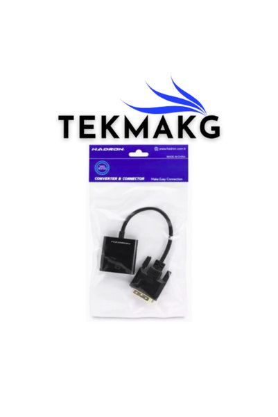 TEKMAKG Dvi to Vga Converter Adapter M/F 24+1 |   1080P Full Hd Video Converter