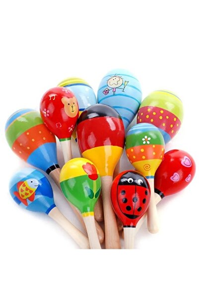 POYDERIA 2li Ahşap Marakas Seti