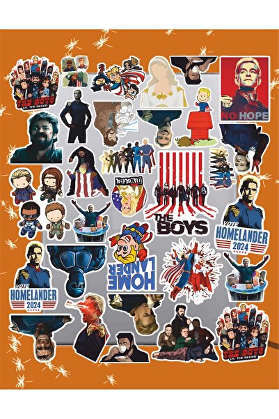 Hediyeni Al مجموعة ملصقات ذا بويز |   ملصق للكمبيوتر المحمول والدفتر والتابلت والهاتف ودفتر الملاحظات ومجلة البوليت