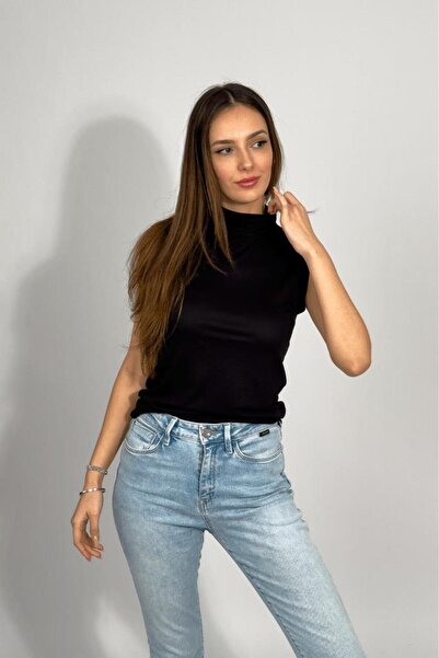 Betimoda Γυναικείο κορμάκι με μισό ζιβάγκο και μηδενικά μανίκια, 1 τεμάχιο