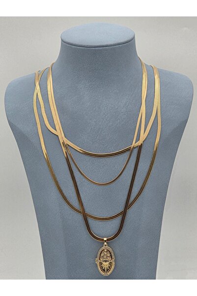 miyle Çelik Çoklu Kolye // KOLYE-5877