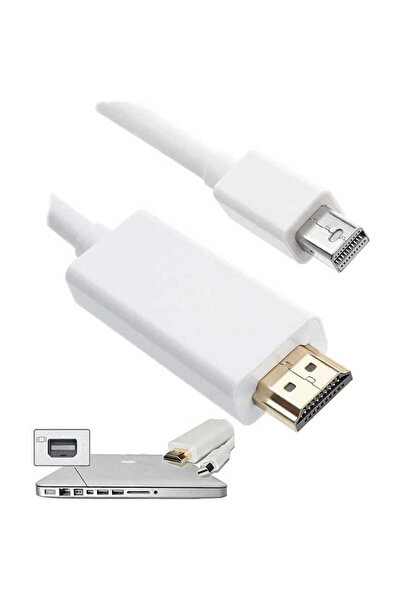 Koodmax 1.8 Metre 4k 60Hz Mini Displayport ( Thunderbolt ) To Hdmi Çevirici K...