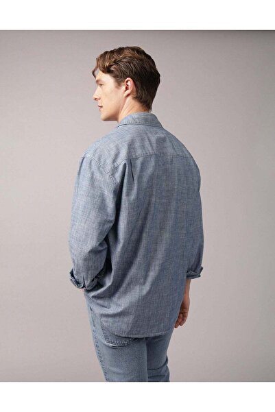 AMERICAN EAGLE AE Relaxed Fit Denim Shirt