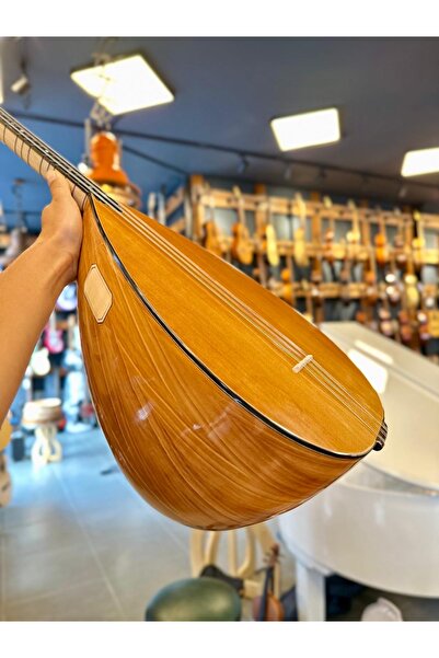 PENA MÜZİK Kısa Sap Üst Seri Tam Profesyonel Ardıç Bağlama 40 Tekne