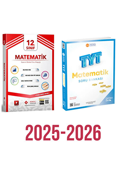 Sonuç Yayınları 12.SINIF MATEMATİK MODÜLER SET + ÜÇDÖRTBEŞ TYT MATEMATİK SET