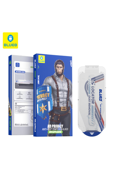 BLUEO iPhone 17 Pro Max Uyumlu Uygulama Aparatlı Gözetleme Önleyici Hayalet C...