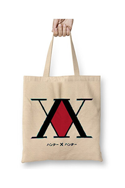 Toyaso Hunter X Hunter Anime Logo Cloth Bag Long Handle Shopping Bag Beach Bag