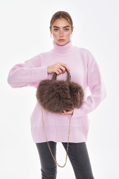 bacc Mink3 Mini Plush Bag Bcnsv-25Wt1001
