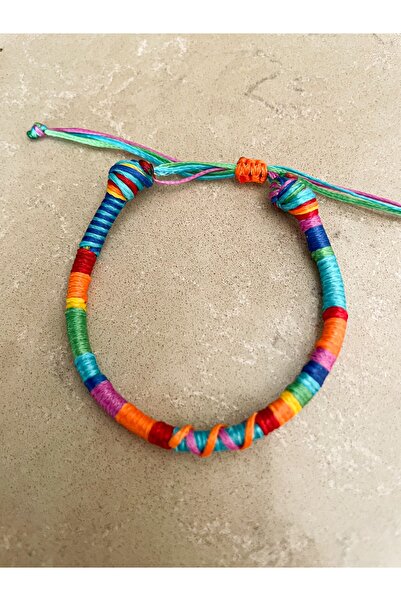 Koza İstanbul Gökkuşağı 02 ip bileklik