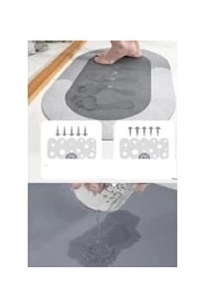 Skygo Süper Su Emici Kaymaz Tabanlı Banyo Paspası ( 40x60 )cm