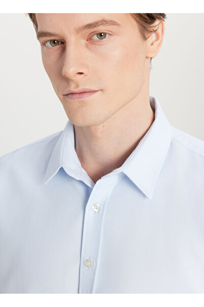 ALTINYILDIZ CLASSICS Regular Fit Klasik Yaka Açık Mavi Erkek Gömlek ACE020261598_AMV
