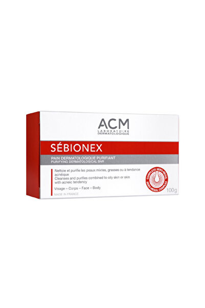 ACM ACM Purifying Soap Bar, for Combination and Oily Skin | Sebionex, - 100g