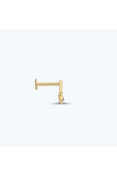 Altınbaş Altın Tragus Kiraz Piercing