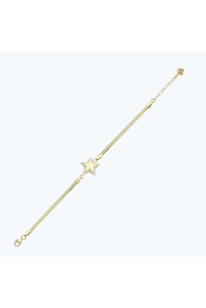 Altınbaş Altın Yıldız Zincir Bileklik