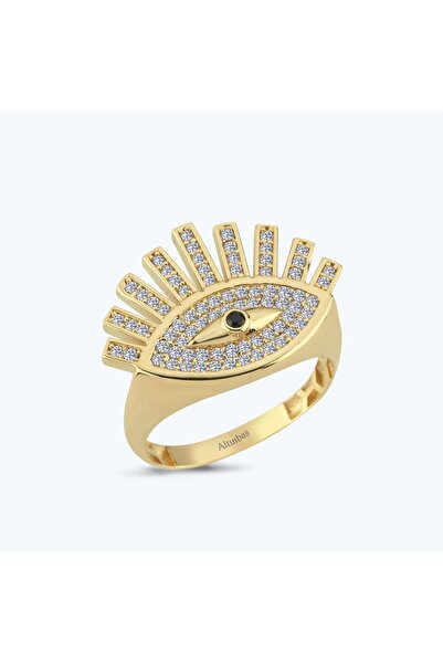 Altınbaş Altın Taşlı Göz Yüzük