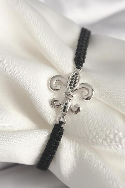 Inure Jewelry سوار نسائي من النحاس الفضي مرصع بحجر الزركون على شكل زهرة الزنب...