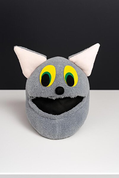 Beta Tom Kask Kılıfı, Kask süsü Motorsiklet Tom ve Jerry kask kılıfı motorsiklet peluş kask kılıfı