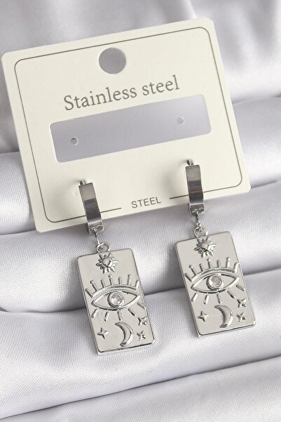 Inure Jewelry 316L الصلب الفضة اللون الزركون حجر العين معالجة لوحة مفصلة نموذ...