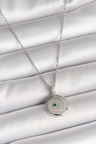 Inure Jewelry 316L الصلب الفضة اللون سلسلة المنجد مع حجر الزركون المطرزة الهل...