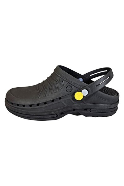 WOCK Autoclavable Medical Clogs Professional, Black, Adjustable Strap, Size 35/36 EU