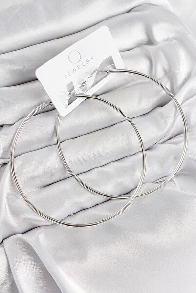 Inure Jewelry حلق نسائي من النحاس الأصفر موديل فضي اللون للاستخدام اليومي